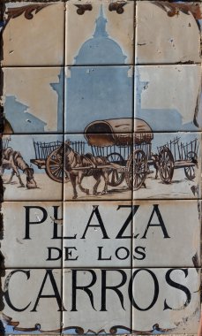 Madrid sokak işareti