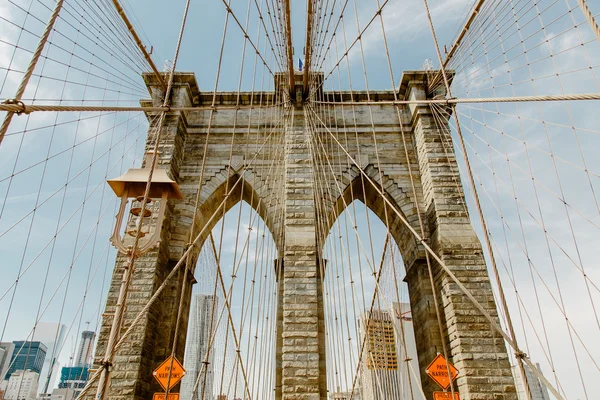 Vista del puente de Brooklyn — Foto de Stock