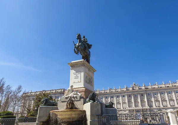 Monument af Felipe IV i Msdrid - Stock-foto