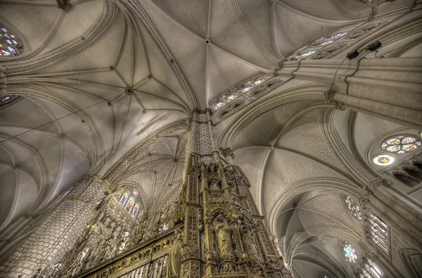 Vista da catedral de Toledo — Fotografia de Stock