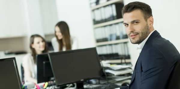 Young man in the office — Stock Photo, Image