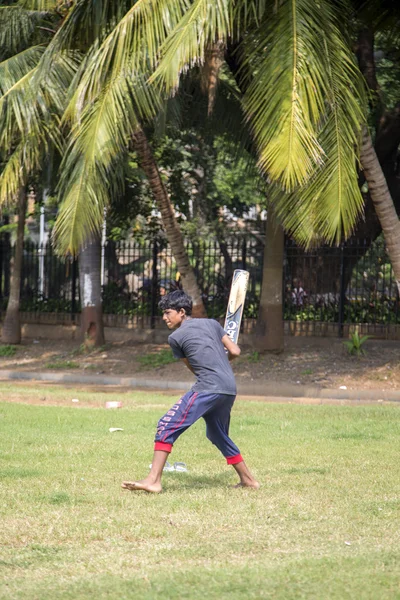 Cricket in Mumbai, India — Stockfoto