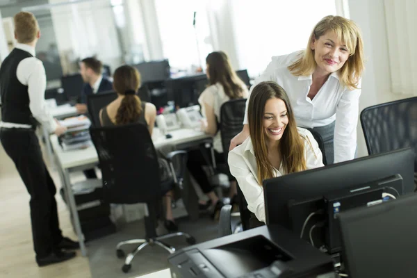 Mujeres que trabajan en la oficina — Foto de Stock