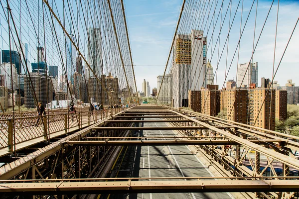 Brooklyn bridge view — Stockfoto