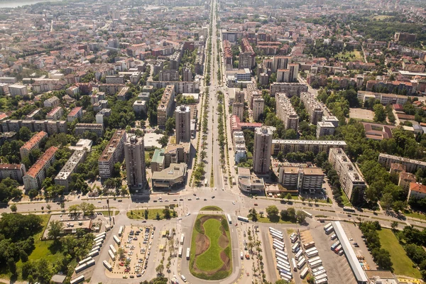 Vista panorâmica de Novi Sad — Fotografia de Stock