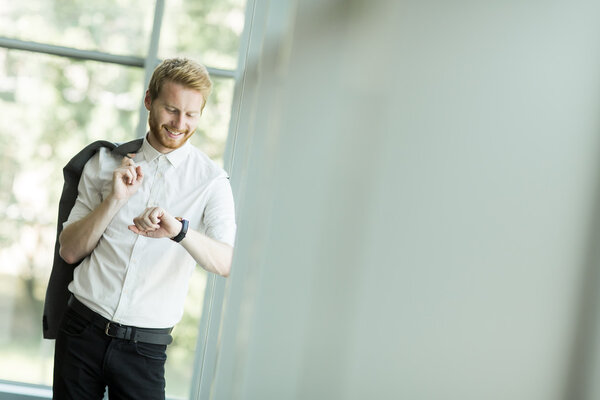 businessman standing in the office