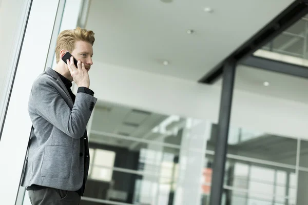 Young man in the office — Stock Photo, Image