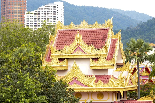 Dhamikarama Birmese tempel — Stockfoto