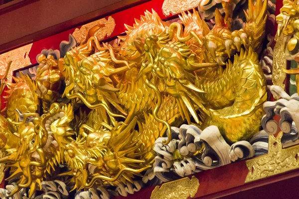 Храм зубной реликвии Будды в Сингапуре — стоковое фото
