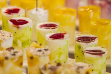 Dondurulmuş yoğurt görünümü