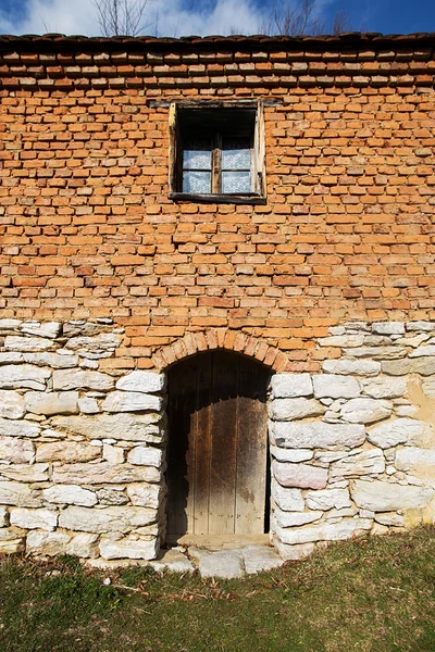 Цегляний будинок подання — стокове фото