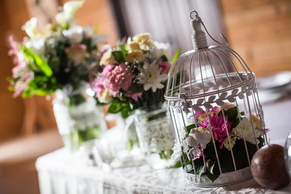 Floral wedding decorations — Stock Photo, Image