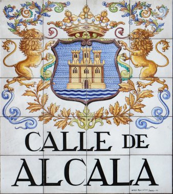 Madrid sokak işareti