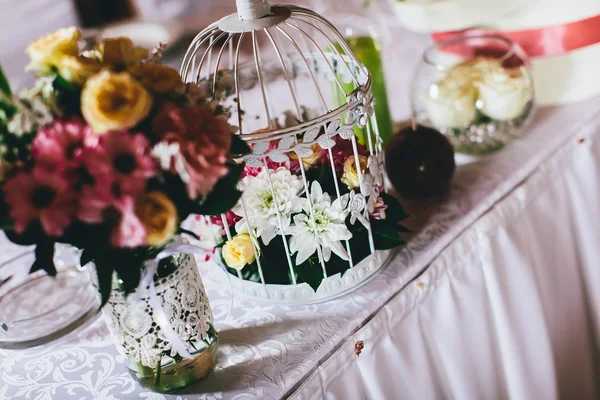 Floral wedding decoration — Stock Photo, Image