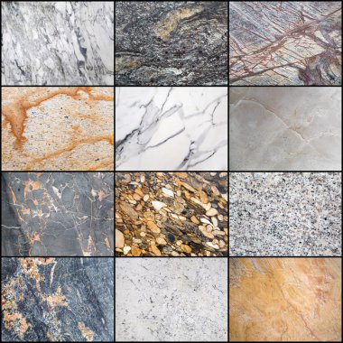 Mermer yüzeyleri kolaj