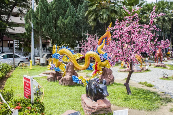 Statue near Thean Hou Temple — Stock Photo, Image