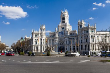Madrid'da Plaza de cibeles