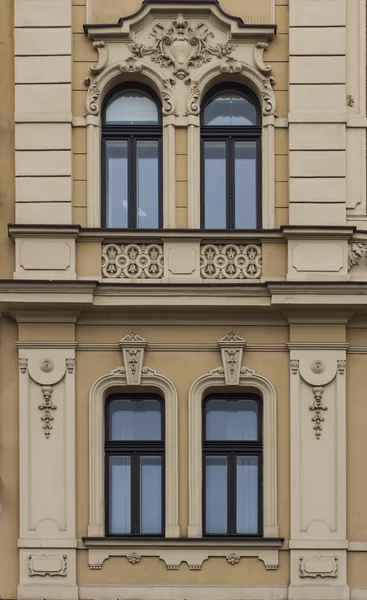 Praga windows widok — Zdjęcie stockowe