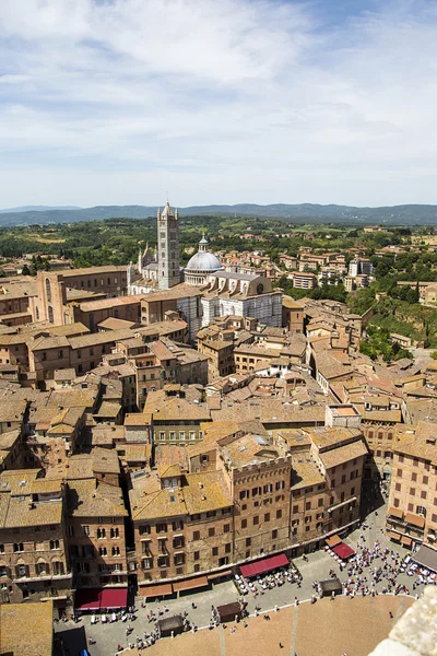 Siena cidade, Itália — Fotografia de Stock