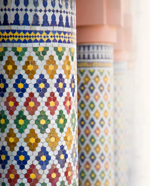 Pilastri decorativi di Marrakech — Foto Stock