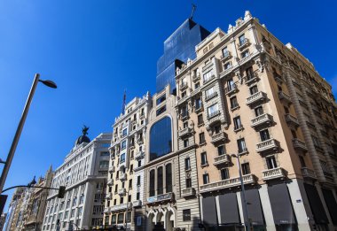 Gran via Madrid, İspanya