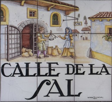 Madrid sokak işareti