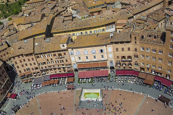 Piazza del Campo in Siena — Stock Photo, Image