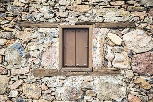 Vecchia finestra tradizionale — Foto Stock