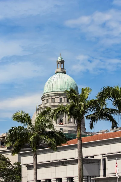 Antiguo edificio de la Corte Suprema en Singapur — Foto de Stock