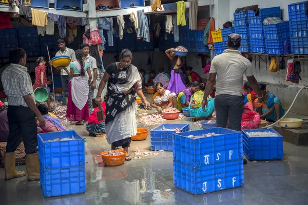 Muelles Sassoon en Mumbai, India — Foto de Stock