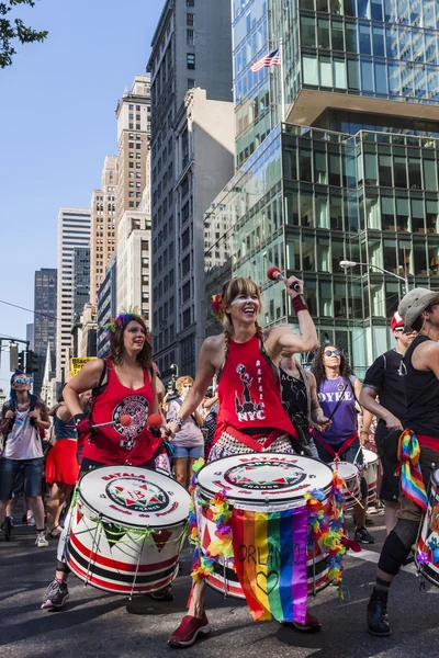 Dyke mars i New York — Stockfoto