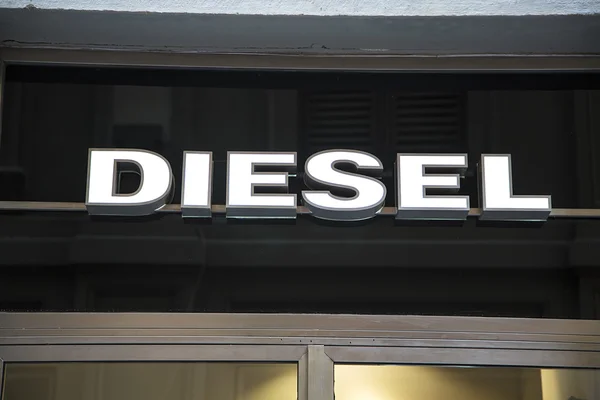 Prezentacja sklepu Diesel — Zdjęcie stockowe