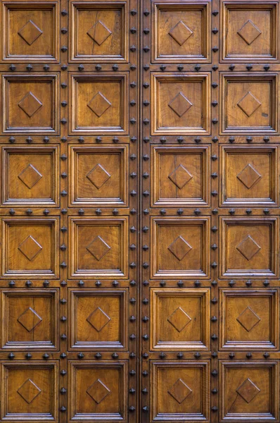 Vieux motif de porte en bois — Photo