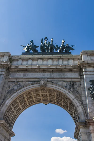 Asker ve denizcilerin Arch Brooklyn, New York City — Stok fotoğraf