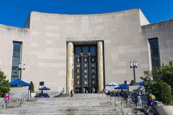 Biblioteca Pública de Brooklyn em Nova York — Fotografia de Stock