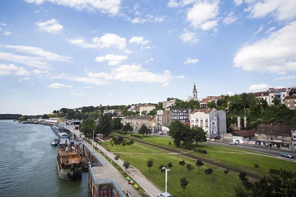 Sava in belgrad, serbien — Stockfoto