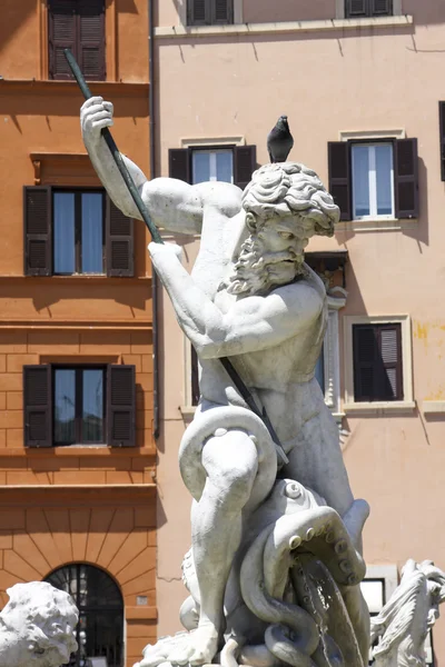 Fuente de Neptuno, Roma — Foto de Stock