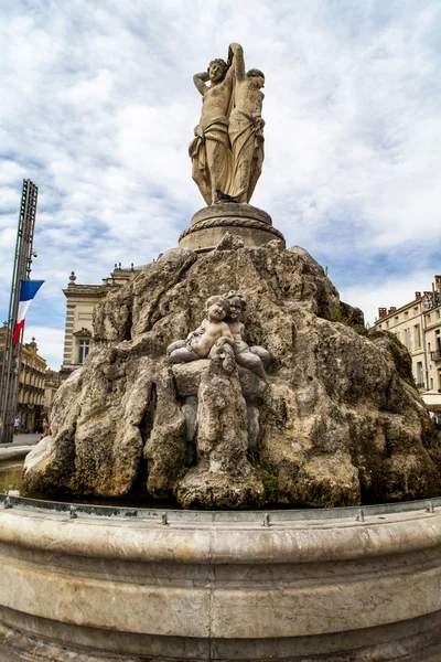 La fuente de las tres gracias — Foto de Stock