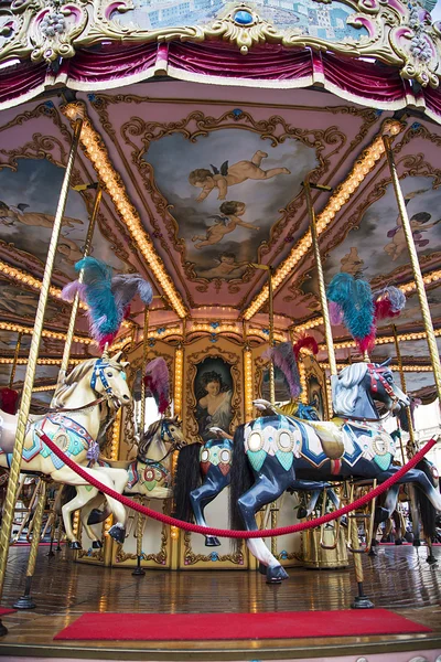 Vintage shining carousel — Stock Photo, Image