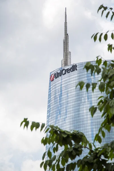 Torre Unicredit en Milán — Foto de Stock