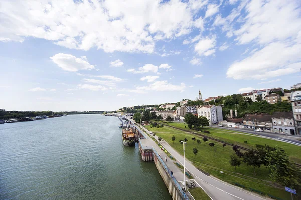 Sava en Belgrado, Serbia — Foto de Stock