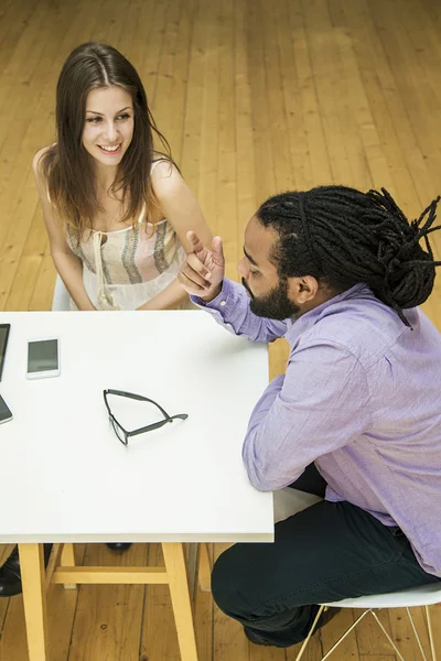 Young people in office — Stock Photo, Image