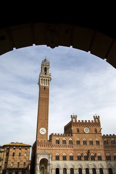 Palazzo Publico in Siena — Stock Photo, Image