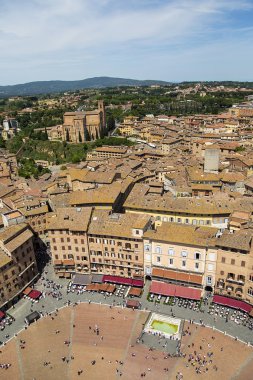 Siena 'daki Piazza del Campo