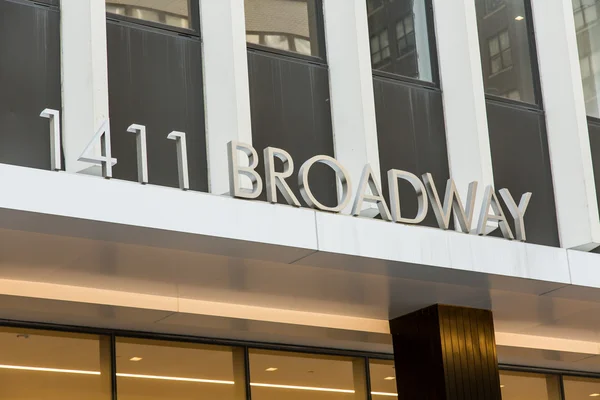 Broadway rua em Nova York — Fotografia de Stock