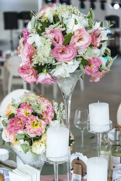 Decoração de casamento floral — Fotografia de Stock