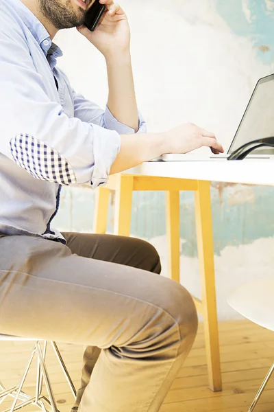 Young businessman in the office