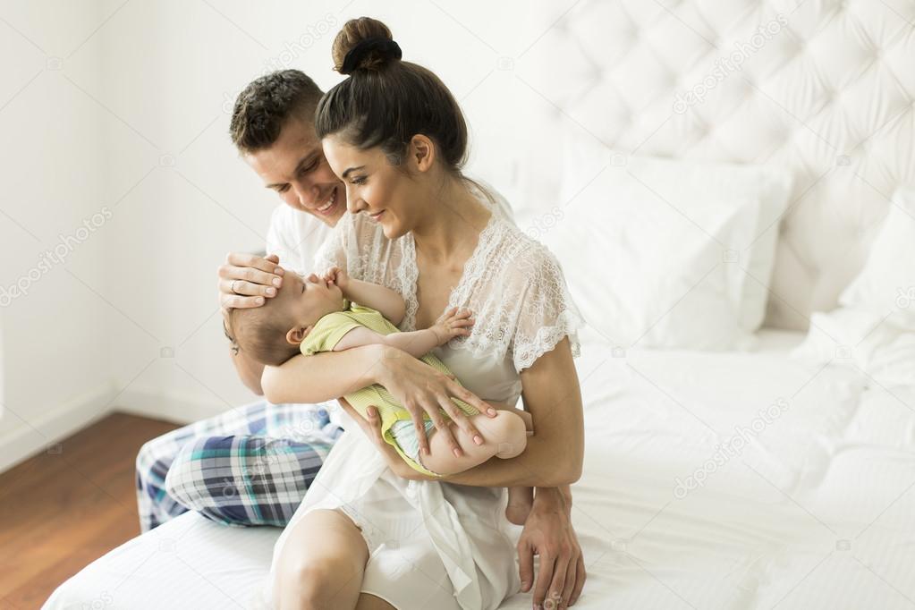 Young Couple With Baby Girl Stock Photo By C Boggy22