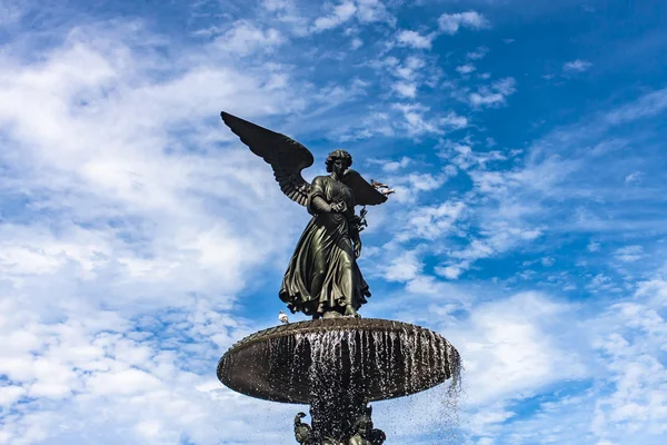 Бетесда фонтан у Нью-Йорку — стокове фото