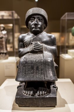 Mezopotamya üzerinden Gudea heykeli